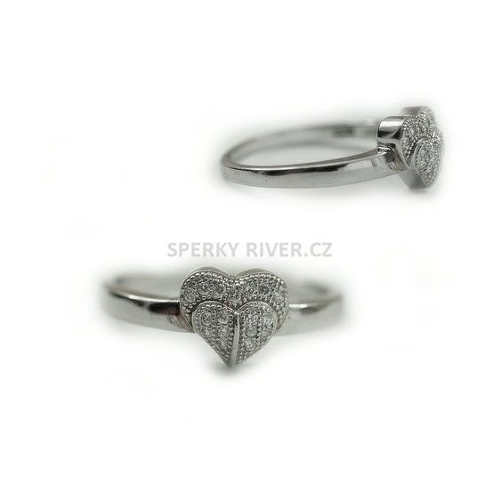 Šperkyriver, stříbrný prsten Srdce nr. 01, 1019432.jpg