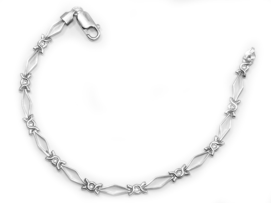 RiverSperky, Stříbrný dámský náramek Adrasteia. 690011015
